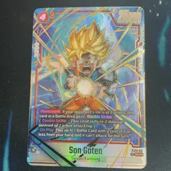 Dragon Ball Super Card Game Son Goten Foil SCR FB08-121 25000 Power - Image 1
