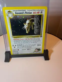 🌀SWIRL🌀 Giovanni's Persian Gym Challenge Holo Rare No. 8/132 Pokemon Card - Image 1