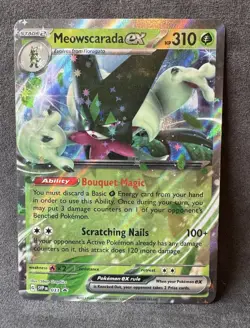 Meowscarada ex 033 Sv: Scarlet & Violet Promo Cards Holo Pokemon TCG Near Mint - Image 1