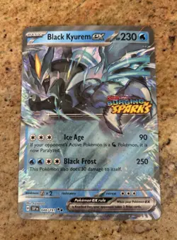 Black Kyurem ex (Surging Sparks Stamped) 048/191 Jumbo Cards Holo - Image 1