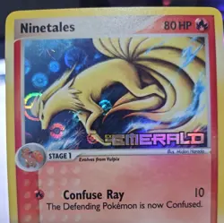 Ninetales Stamped Pokemon Card TCG Emerald Reverse Holo 38/106 - Image 2
