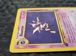 HAUNTER First Edition 2000 Pokemon Fossil NON-HOLO Rare Card #21/62 - Image 3