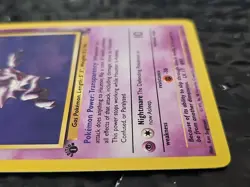 HAUNTER First Edition 2000 Pokemon Fossil NON-HOLO Rare Card #21/62 - Image 4
