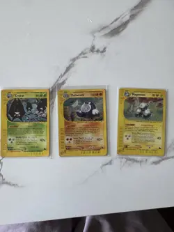 Pokemon TCG Skyridge Holo 3-Card Lot Crobat/Poliwrath/Magneton 2003 - Image 1