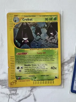 Pokemon TCG Skyridge Holo 3-Card Lot Crobat/Poliwrath/Magneton 2003 - Image 3