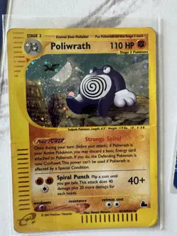 Pokemon TCG Skyridge Holo 3-Card Lot Crobat/Poliwrath/Magneton 2003 - Image 5