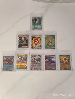 Pokemon Chaos Rising EX, Ultra Rare, IR, Job Lot x9 Cards UK - Image 1
