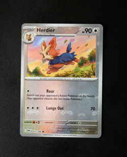 Pokemon Card - Herdier 075/086 White Flare English - Master Ball Reverse - NM ⭐ - Image 1