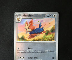 Pokemon Card - Herdier 075/086 White Flare English - Master Ball Reverse - NM ⭐ - Image 2