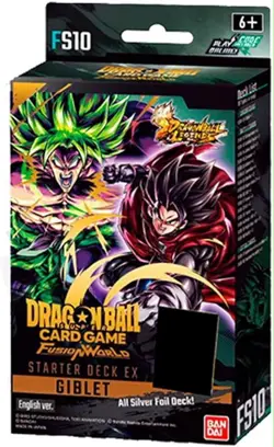 4 x Bandai Dragon Ball Super Card Game Fusion World FS10 Starter Deck EX Giblet - Image 2