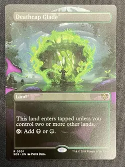 Deathcap Glade 0301 Secrets of Strixhaven Borderless Rare Magic the Gathering NM - Image 1