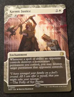 Karmic Justice - Enchanting Tales - WOT - MTG - EN - NM - 0007 - Image 1