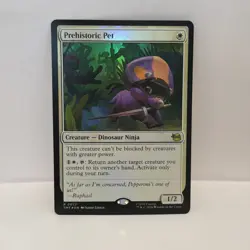 Prehistoric Pet 0022 Foil, MTG Teenage Mutant Ninja Turtles - Image 1