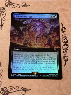 Rejoin the Fight (Extended Art) #118 (Foil) (NM) Final Fantasy FIC Magic MTG - Image 1