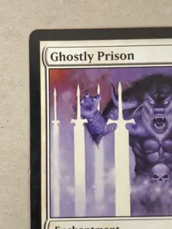 MTG Magic the Gathering Ghostly Prison Enchantment Regular 7/156 BB - Image 2
