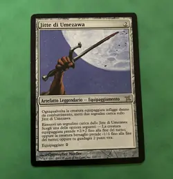 Magic the Gathering MTG Umezawa's Jitte Kamigawa ITALIAN 163/165 Rare LP - Image 1