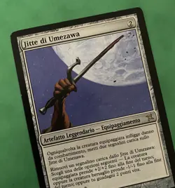 Magic the Gathering MTG Umezawa's Jitte Kamigawa ITALIAN 163/165 Rare LP - Image 3