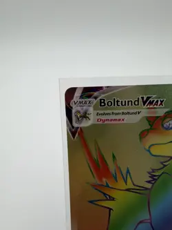 Boltund VMAX 267/264, Fusion Strike, Special Rare Rainbow Holo, Pokemon TCG, NM - Image 2
