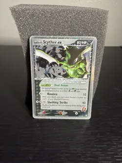2004 Pokemon Ex Team Rocket Returns #102 Rocket's Scyther Holo - Image 1