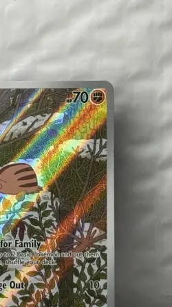Pokemon Swinub 165/159 Sv09: Journey Together Illustration Rare Full Art Holo - Image 3