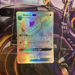 Pokemon TCG Banette GX Full Art Holo Card Celestial Storm 174/168 NM/M - Image 1