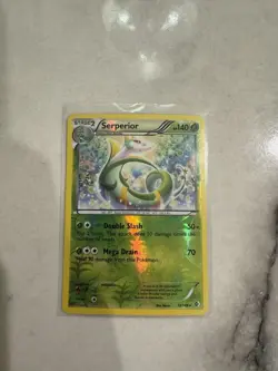 Pokemon TCG Serperior Rare Reverse Holo-BW Boundaries Crossed - Image 1