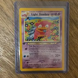 Pokemon TCG Light Slowbro 1st Edition 51/105 - Image 1