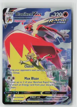 Blaziken VMAX TG15/TG30 SWSH12: Silver Tempest Trainer Gallery Pokemon TCG 2022 - Image 1
