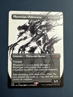 MTG Phyrexian Obliterator (Showcase) - Phyrexia: All Will Be One (ONE) NM - Image 1
