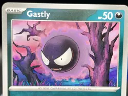 3x Lot- Gastly, Haunter & Gengar Paldean Fates Evolution Line Unique Art Pokemon - Image 3