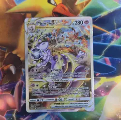 Pokemon Mewtwo VSTAR GG44/GG70 Crown Zenith Galarian Gallery FA Holo UR - Image 1
