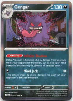 Gengar 050/088 Rare Perfect Order Pokemon Holo Near Mint - Image 1