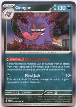 Gengar 050/088 Rare Perfect Order Pokemon Holo Near Mint - Image 1