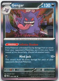 Gengar 050/088 Rare Perfect Order Pokemon Holo Near Mint - Image 1