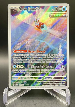 Iron Bundle 066 Paradox Rift Black Star Promo Full Art Holo Pokemon TCG NM/M - Image 1