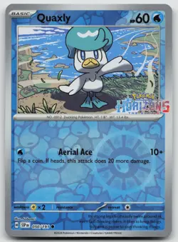 Quaxly - Common Reverse Holo Pokemon Horizons Surging Sparks 050/191 NM - Image 1