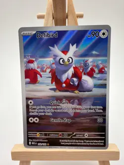 Delibird 152/132 Mega Evolutions Illustration Rare Pokemon Perfect Cond - - Image 1