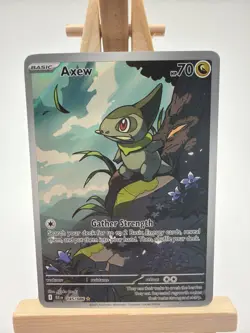Axew 145/086 Holo Illustration Rare Black Bolt Pokemon - Image 1