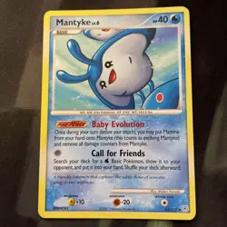 Mantyke 55/130 Uncommon Diamond & Pearl Pokemon Moderately Played - Image 1