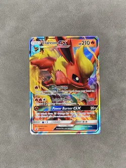 Pokemon TCG Flareon GX SM171 Sun & Moon Black Star Promo - NM - Image 1