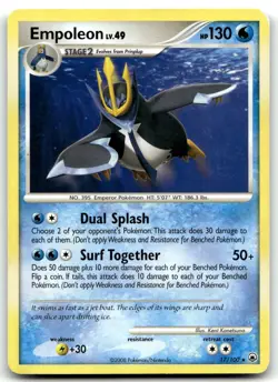 Empoleon 17/100 Majestic Dawn Rare Pokemon TCG HP - Image 1