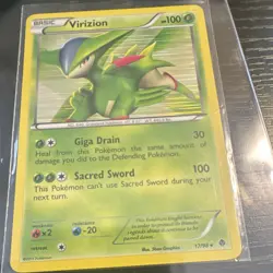 The Pokemon Company Virizion Emerging Powers 17/98 Holo Rare Basic 100 HP - Image 1