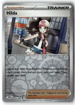 Hilda 084/086 SV: White Flare Uncommon Reverse Holo Pokemon TCG NM - Image 1