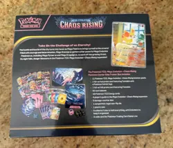 Chaos Rising POKEMON CENTER Exclusive Elite Trainer Box ETB New W/ TEAR IN SEAL - Image 3