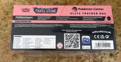 Chaos Rising POKEMON CENTER Exclusive Elite Trainer Box ETB New W/ TEAR IN SEAL - Image 4