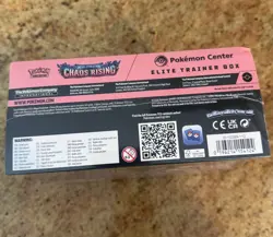 Pokemon Chaos Rising Pokemon Center ETB Elite Trainer Box Damaged Corner Sealed - Image 2