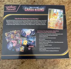 Pokemon Chaos Rising Pokemon Center ETB Elite Trainer Box Damaged Corner Sealed - Image 3