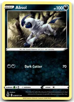 Absol 38/73 Champion's Path Uncommon Unlimited Pokemon TCG NM - Image 1