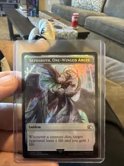 2025 MTG Final Fantasy Sephiroth One-Winged Angel Robot Warrior Token 0024 FOIL - Image 1