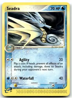 Seadra - 40/97 Dragon Uncommon Normal Pokemon TCG NM - Image 1